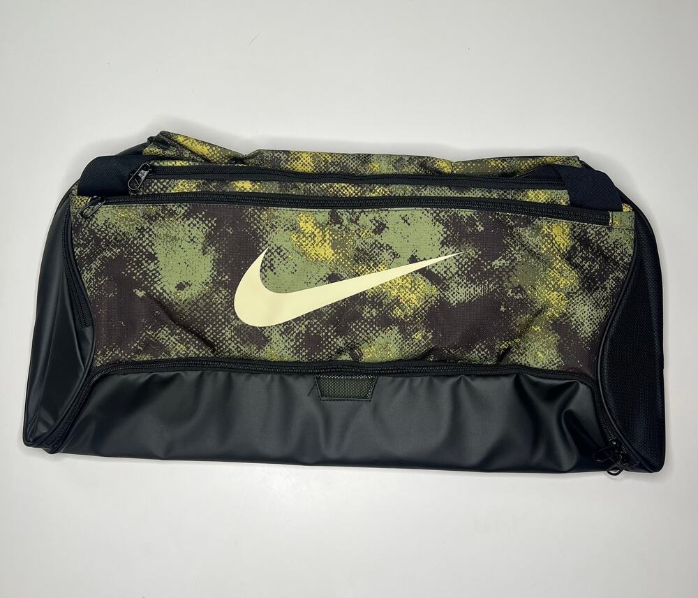 Nike Brasilia Duffel Bag Snake Print Green Size Medium